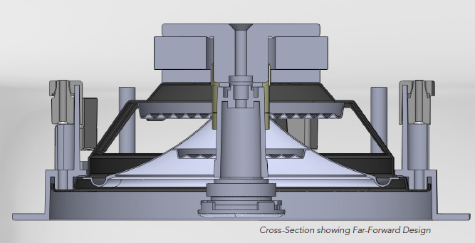 Frameless Speaker Cross-Section